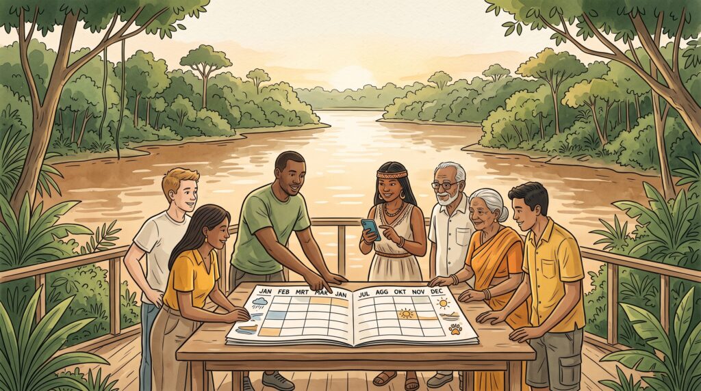 Illustratie bij Beste reistijd Suriname per maand