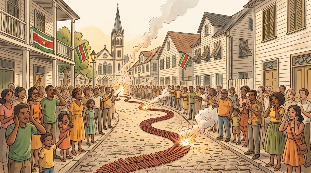 Illustratie bij Oud en nieuw in Paramaribo: Owru Yari beleven