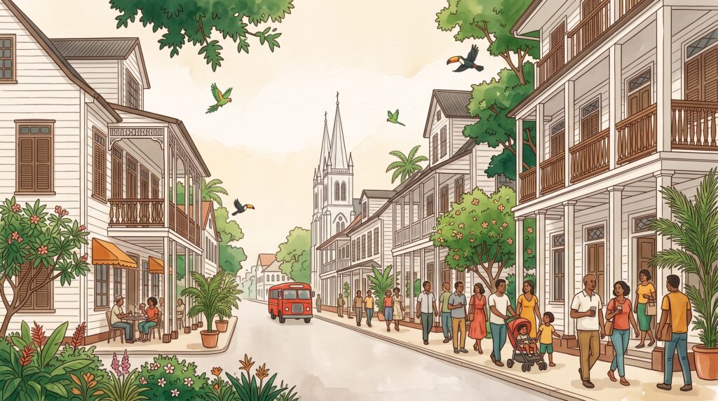 Illustratie bij Paramaribo bezienswaardigheden: complete stadsgids