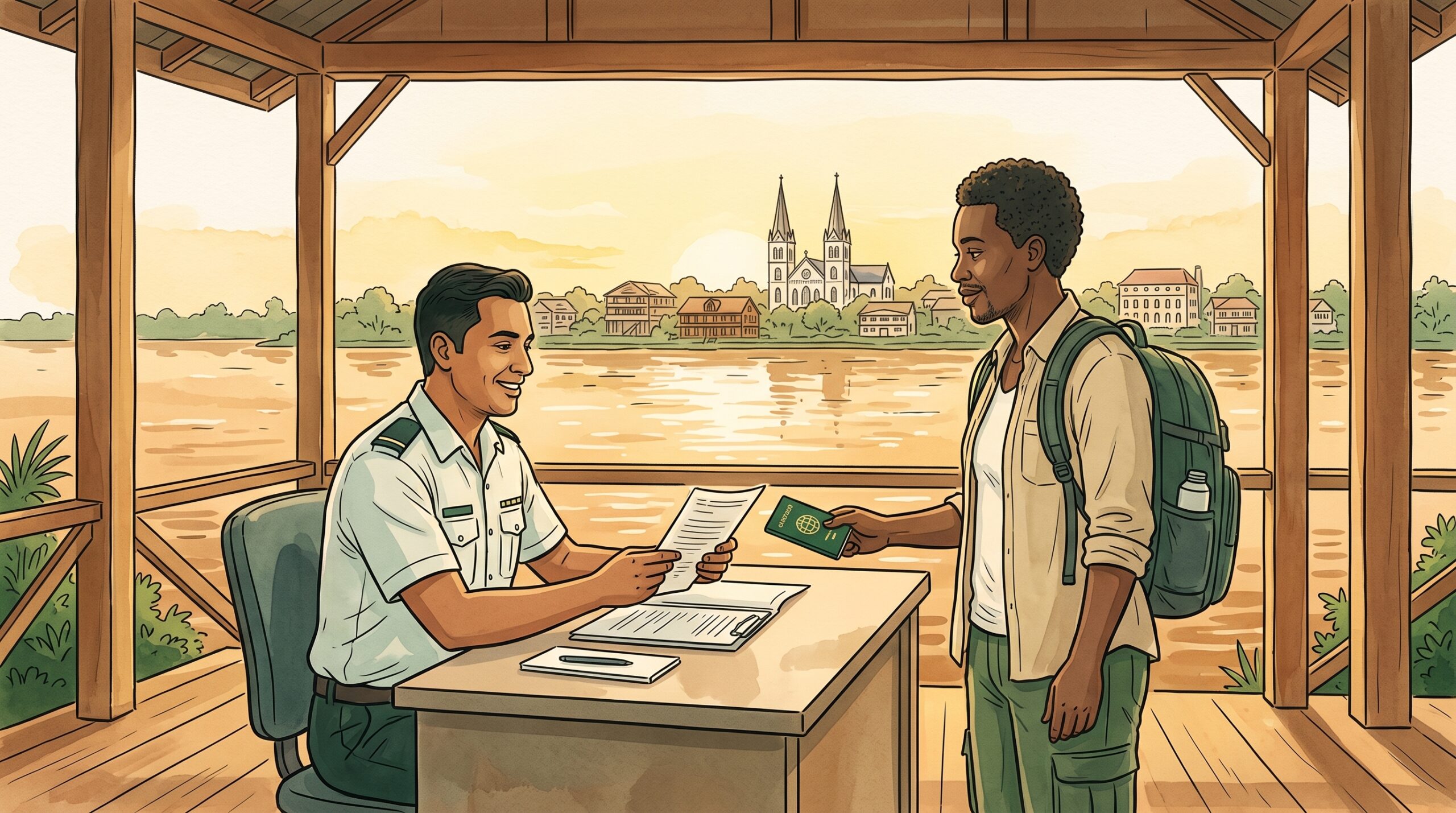 Paspoort, entry fee en documenten voor Suriname