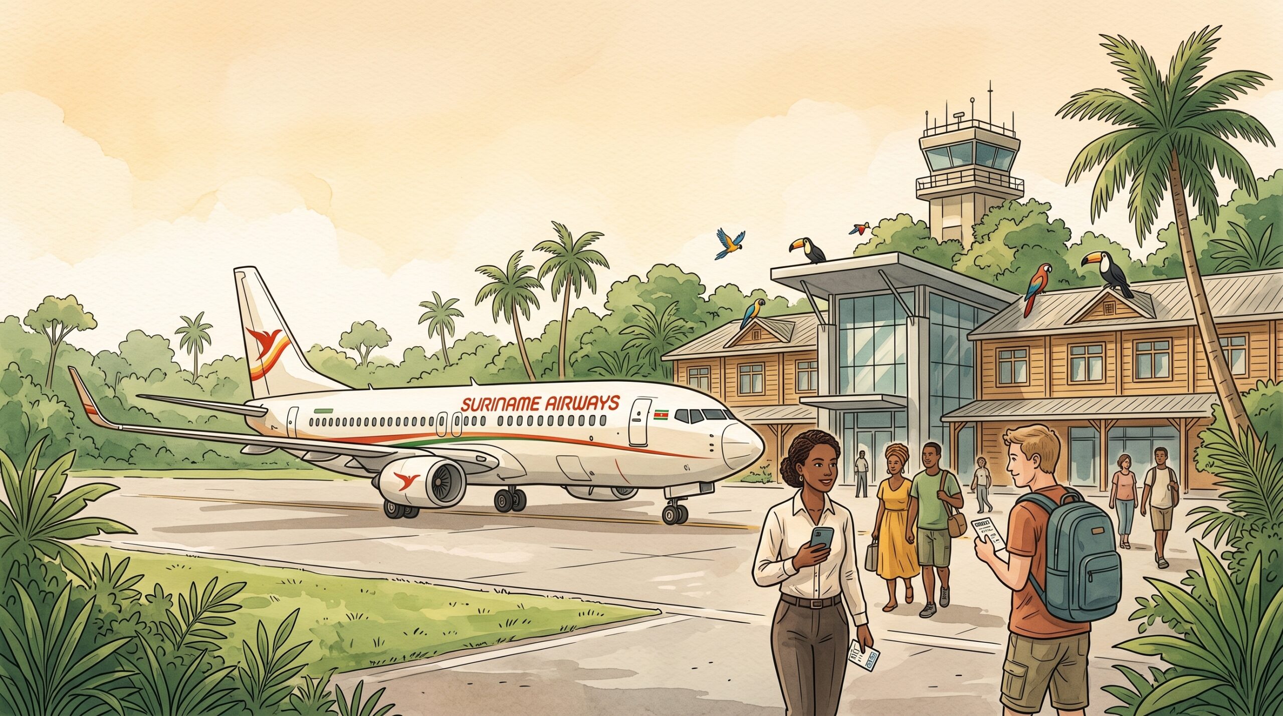 Vliegen naar Suriname: vluchtduur, airlines en tips
